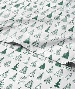Juego de sábanas christmas tree split king - patrón