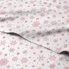 Juego de sábanas gemelas Twin Christmas Red Snowflakes -