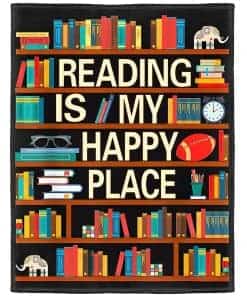 Manta para Sofá SXCHEN Books 60" x 80" Cobertor de Felpa