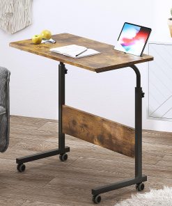 DlandHome Mesa Rodante Ajustable Escritorio de Pie, Mesa