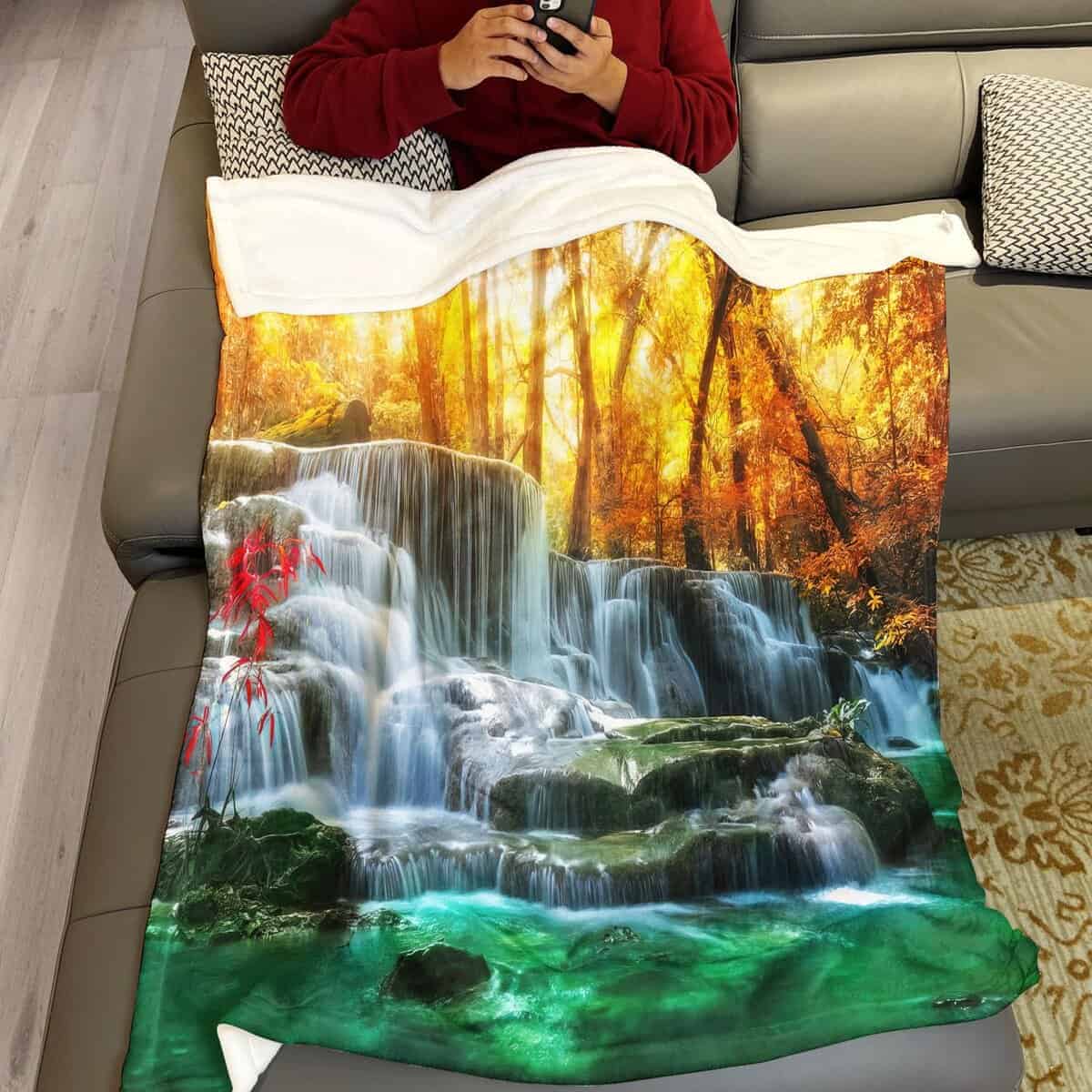 Manta de Agua SXCHEN 60" x 80" Mantas de Felpa para Sofá - Imagen 5