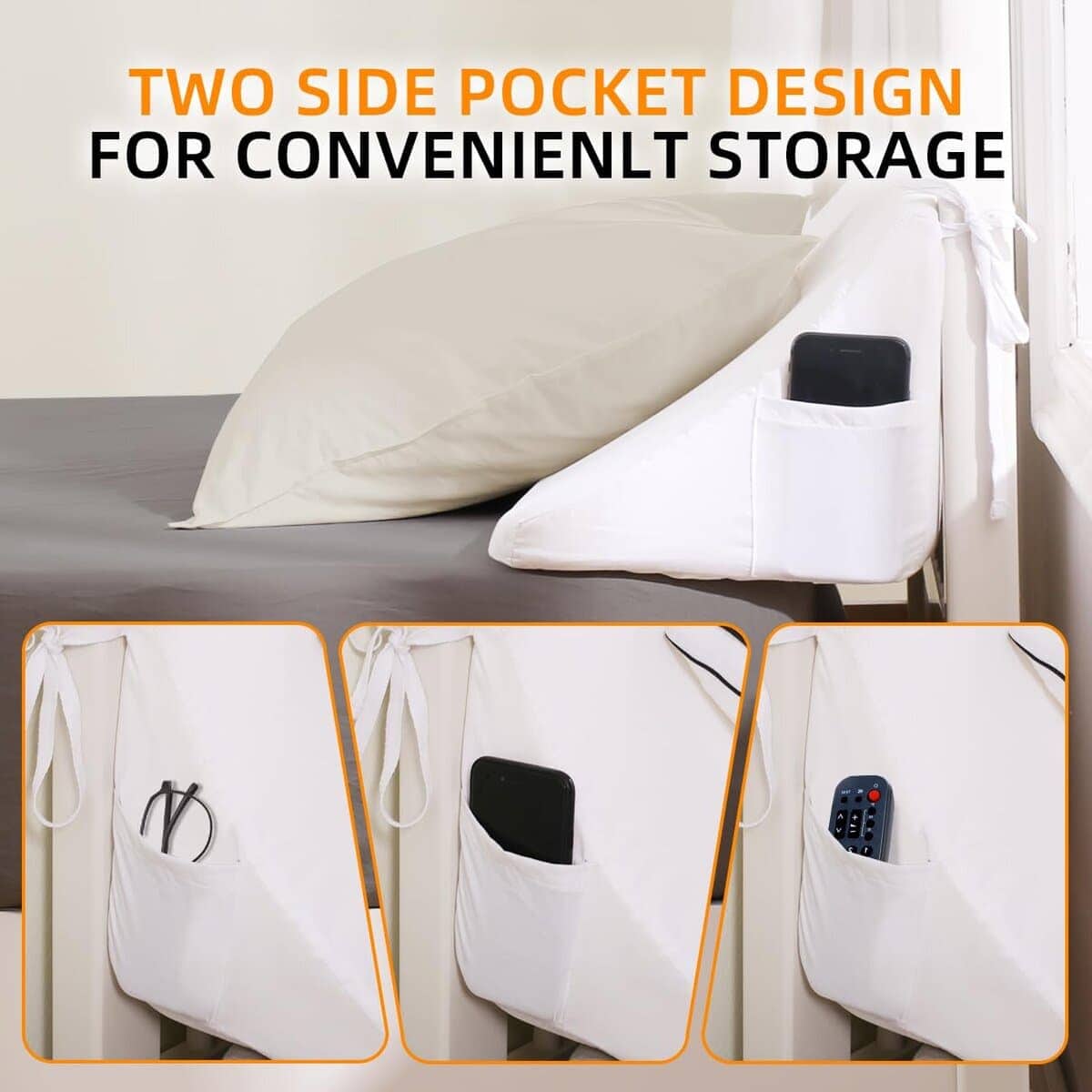 Cojín para cabecera USluxury para cama King - Relleno - Imagen 6