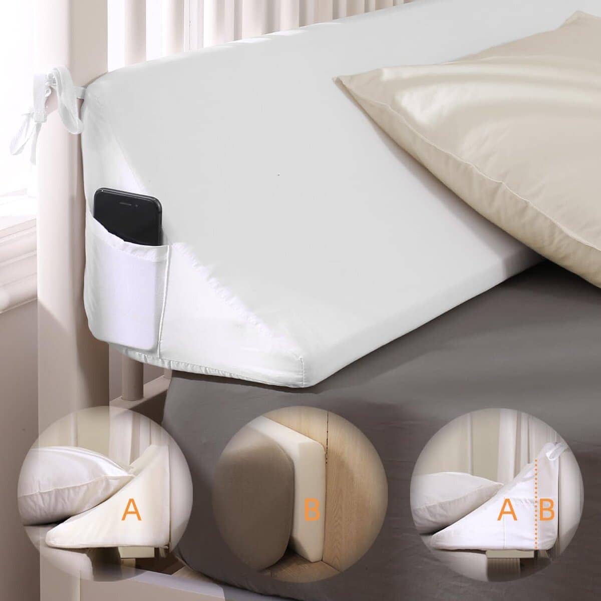 Cojín para cabecera USluxury para cama King - Relleno