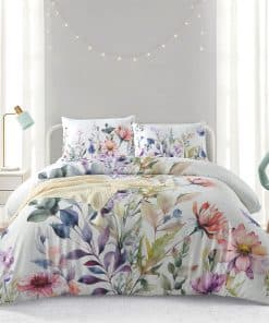 Juego de Funda de Edredón para Rey-3PCS Lavado Juego de