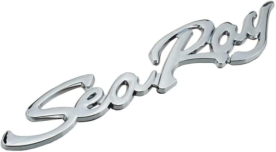 Juego de 4 Emblemas Adhesivos para Barco Sea Ray con Logo - Imagen 4