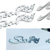 Juego de 4 Emblemas Adhesivos para Barco Sea Ray con Logo