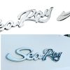 Juego de 2 Emblemas de Script para Sea Ray Searay Logo