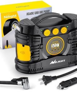 Nilight Inflador de neumáticos Compresor de aire portátil