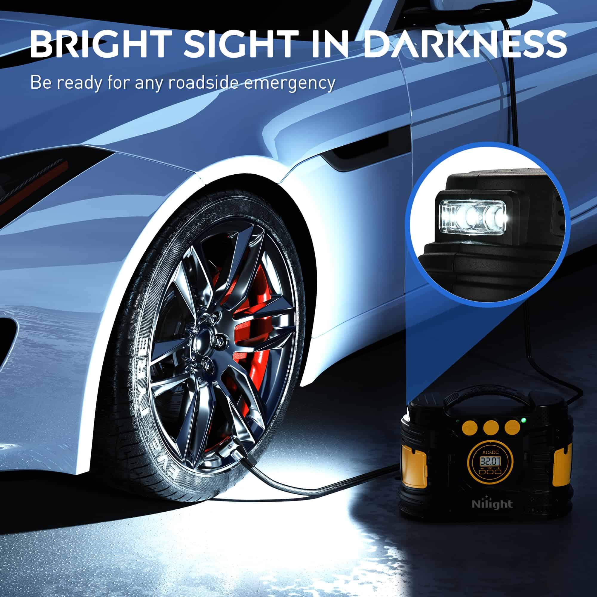 Nilight Inflador de neumáticos Compresor de aire portátil - Imagen 10