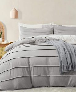 Funda de Edredón Gris Claro Oli Anderson - Tamaño Queen