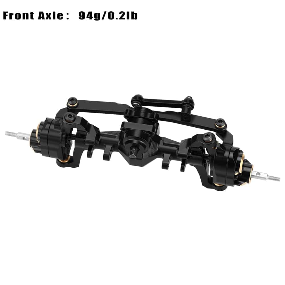 Eje delantero completo de latón para 1/24 Axial SCX24 con - Imagen 5