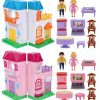 Mozlly Juego de Casa de Muñecas Educativo Mini - Linda Casa