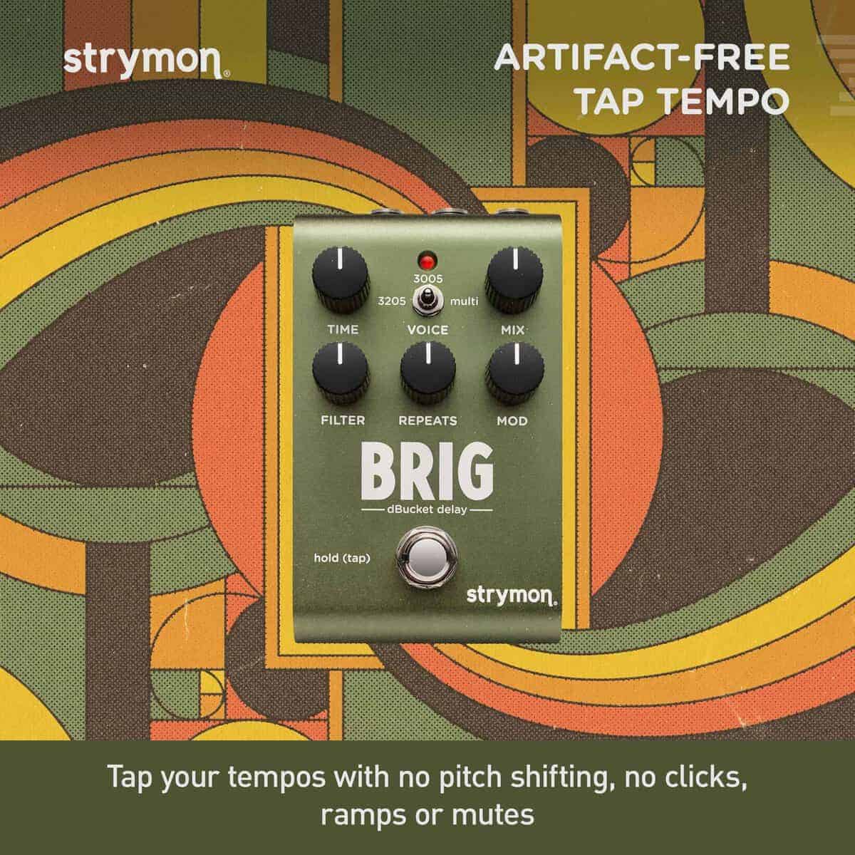 Pedal de Delay para Guitarra Strymon Brig dBucket BBD con 3 - Imagen 5