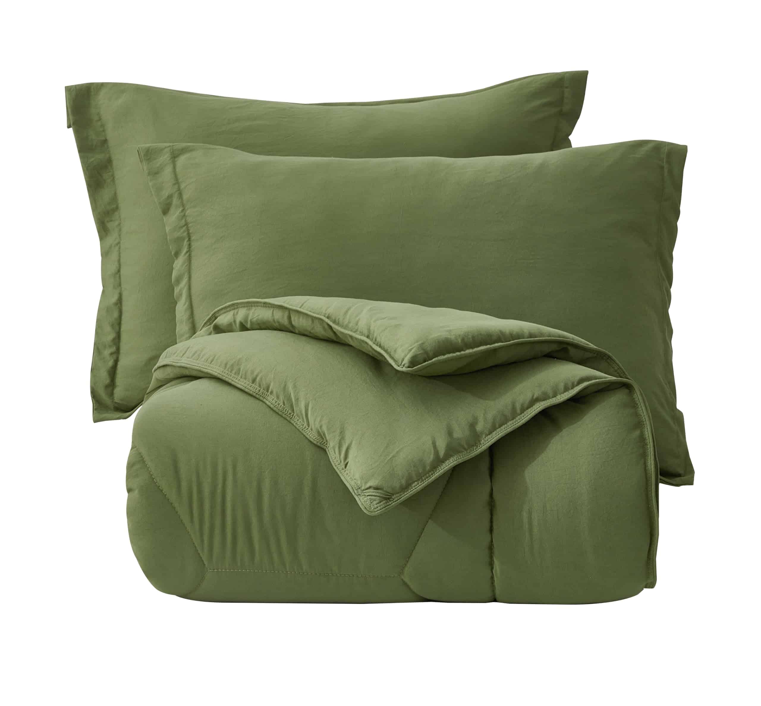 Set de edredón Chezmoi Collection Vero verde -Olive - Imagen 10