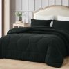 Juego de Edredón Chezmoi Collection Vero Negro Tamaño King