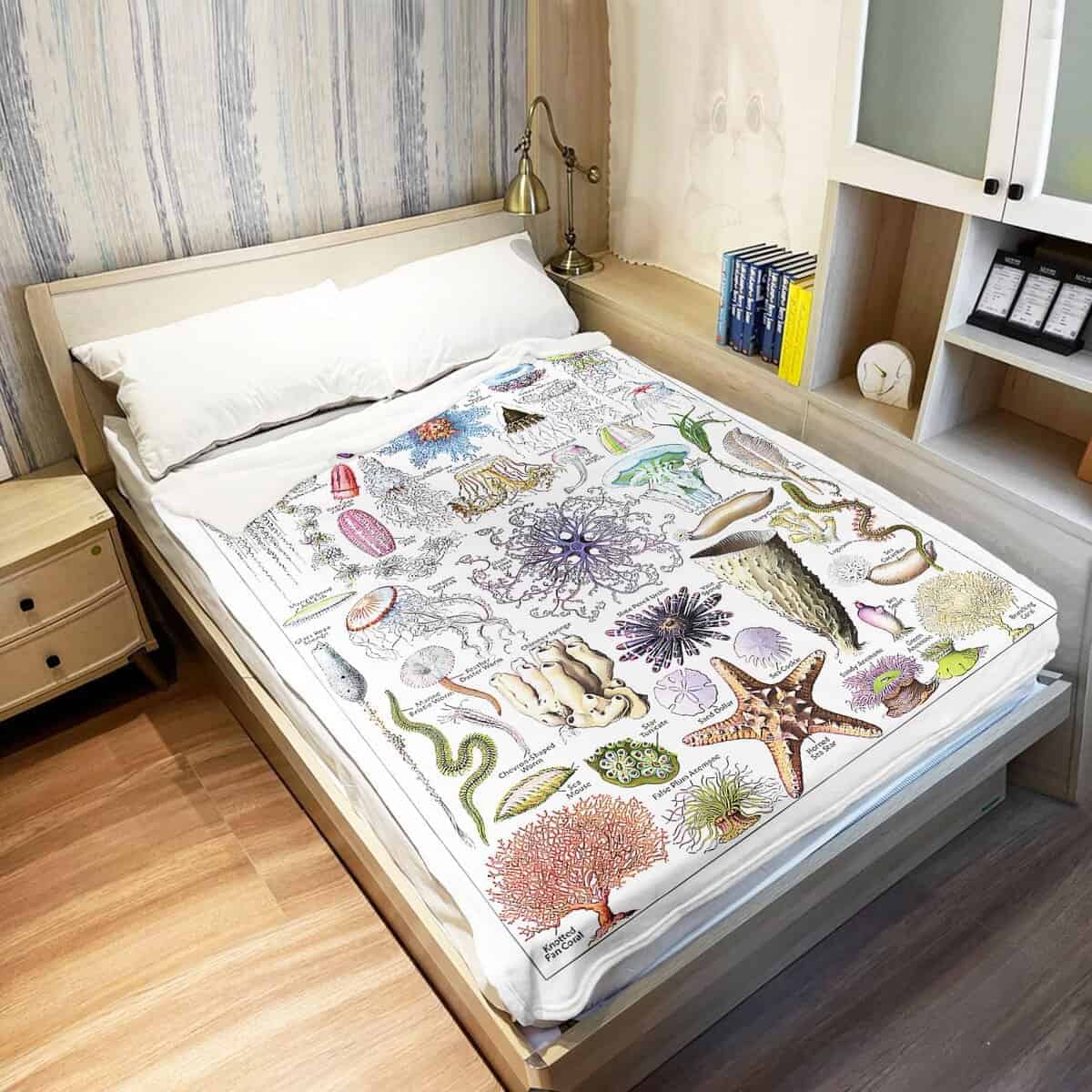 Manta de lanza de medusas SXCHEN 60" x 80" Mantas de felpa - Imagen 4