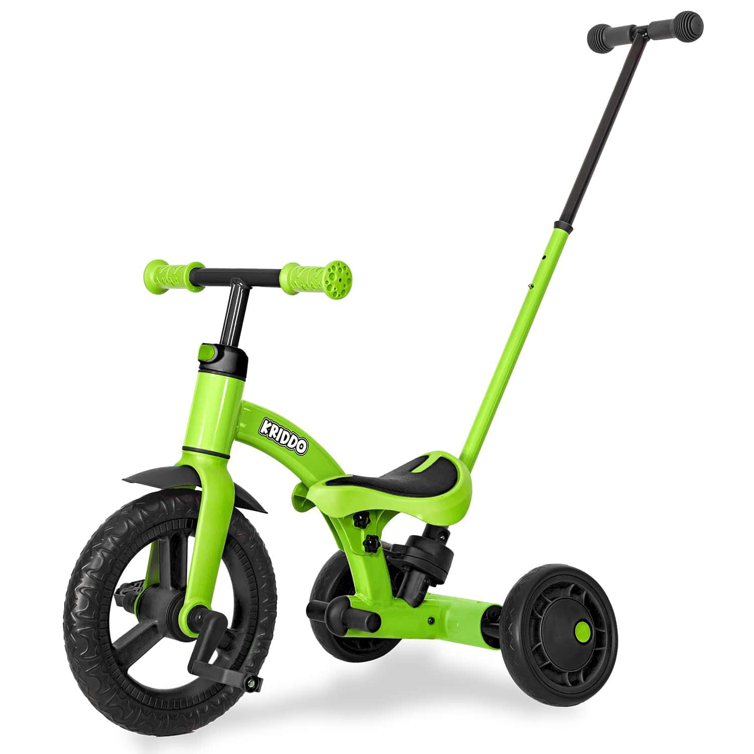Triciclo para Niños KRIDDO 4 en 1 para 1.5 -Verde