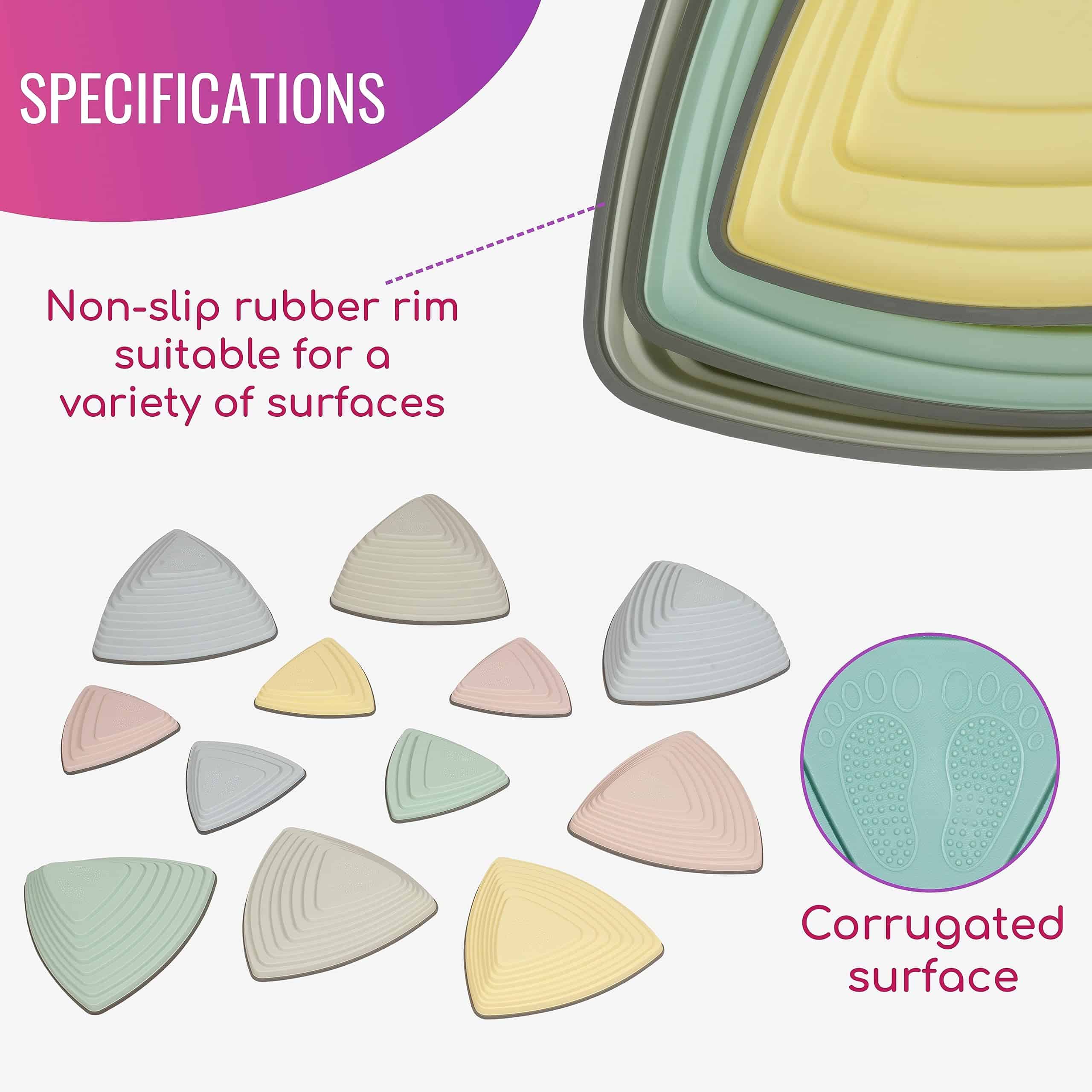 Piedras de Equilibrio para Niños (12 Pzas) Juego de Piedras - Imagen 4