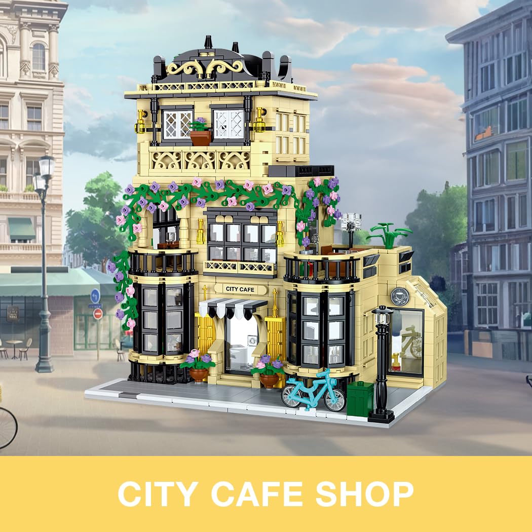 Set de Construcción de la Arquitectura de la Cafetería de - Imagen 3