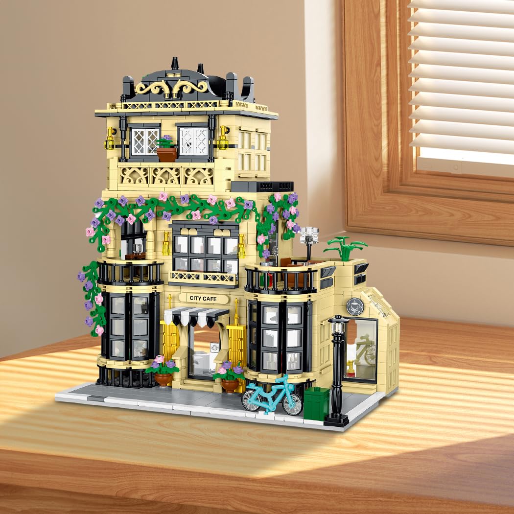 Set de Construcción de la Arquitectura de la Cafetería de - Imagen 7