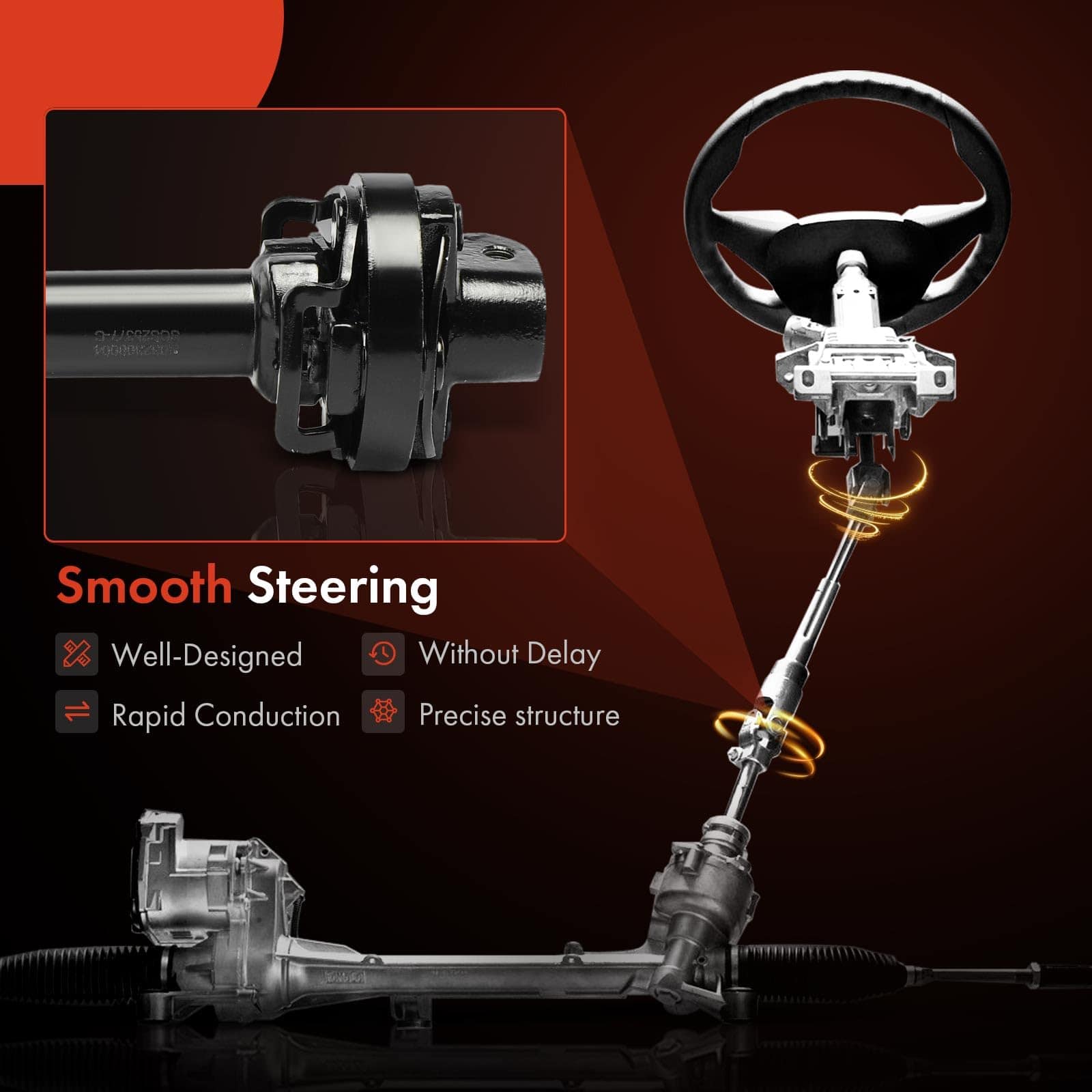 Eje de dirección superior A-Premium Columna de dirección - Imagen 8