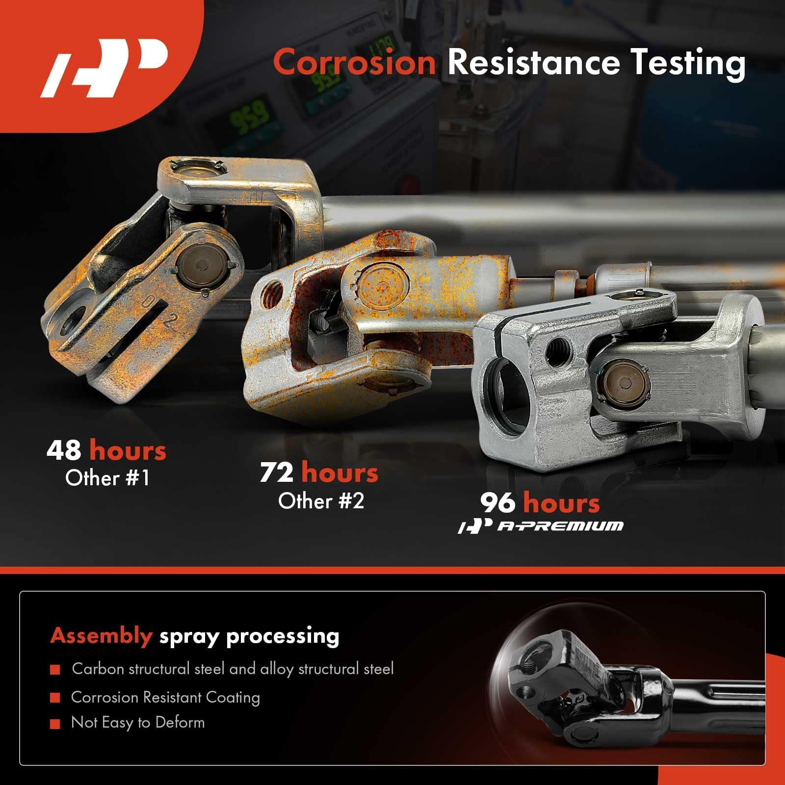 Eje de dirección superior A-Premium Columna de dirección - Imagen 7