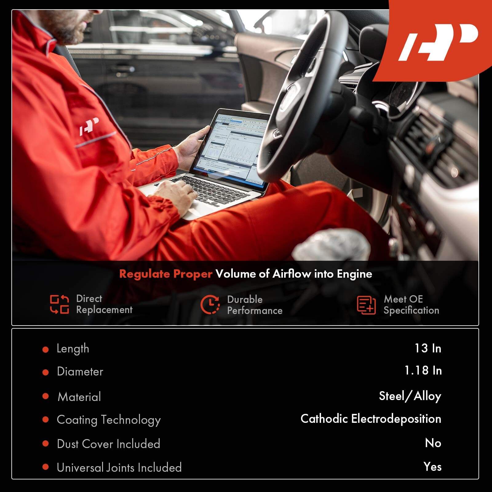 Eje de dirección intermedio A-Premium Compatible con - Imagen 3