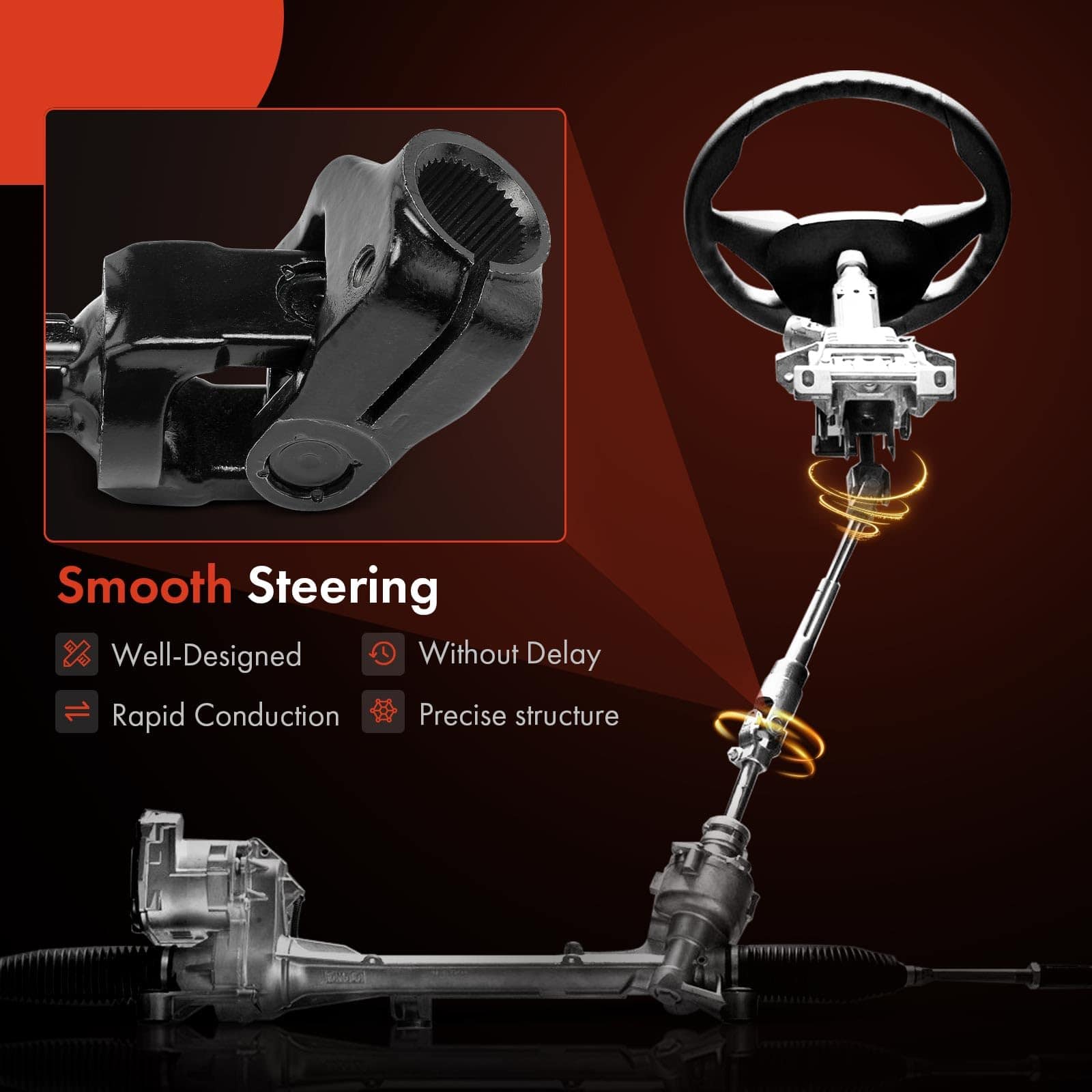 Eje de Dirección Intermedio A-Premium para Columna de - Imagen 7