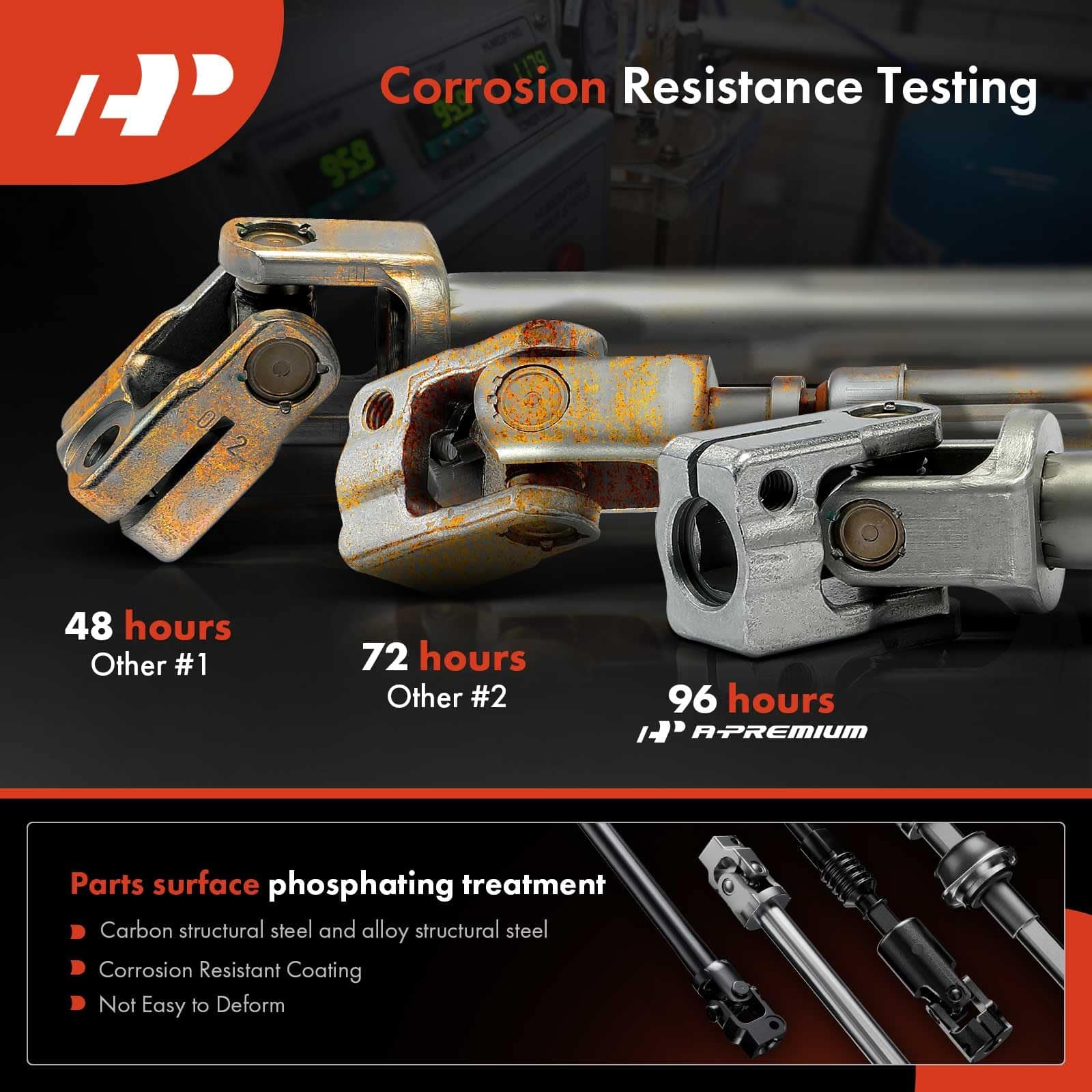 Eje de dirección intermedio superior A-Premium Compatible - Imagen 5