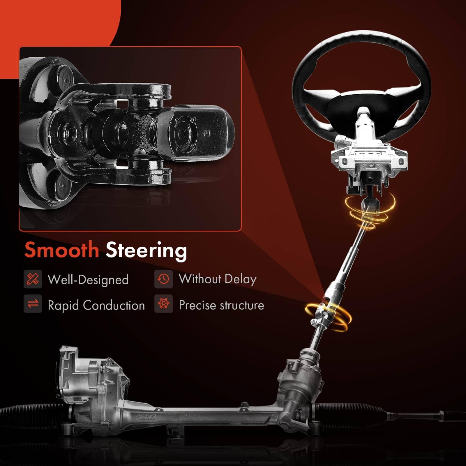 Árbol de dirección intermedio de eje de dirección - Imagen 7
