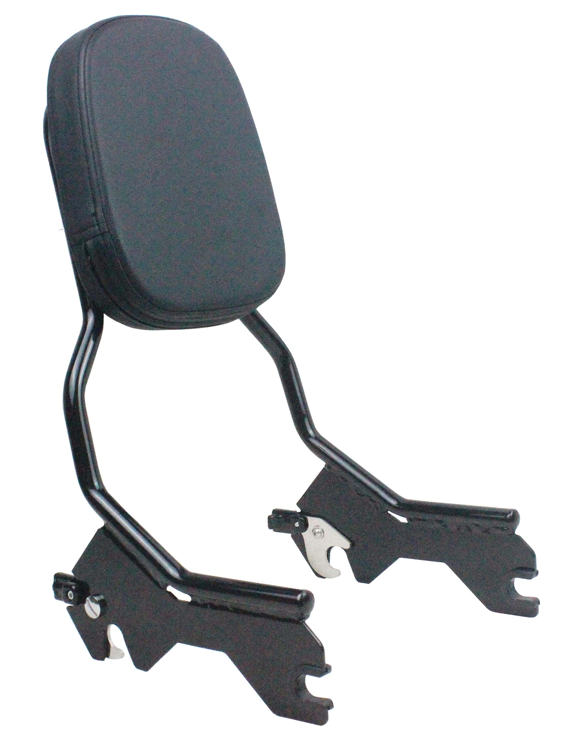 YHMOTO Respaldo desmontable en negro para pasajero para