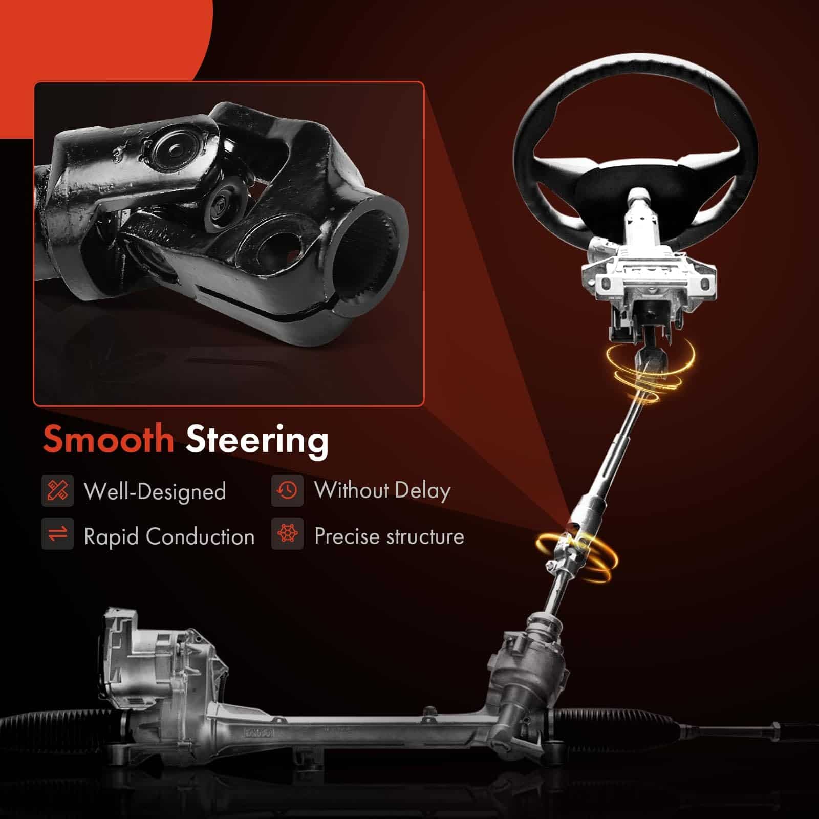 Eje de Dirección Inferior A-Premium Eje de Columna de - Imagen 7