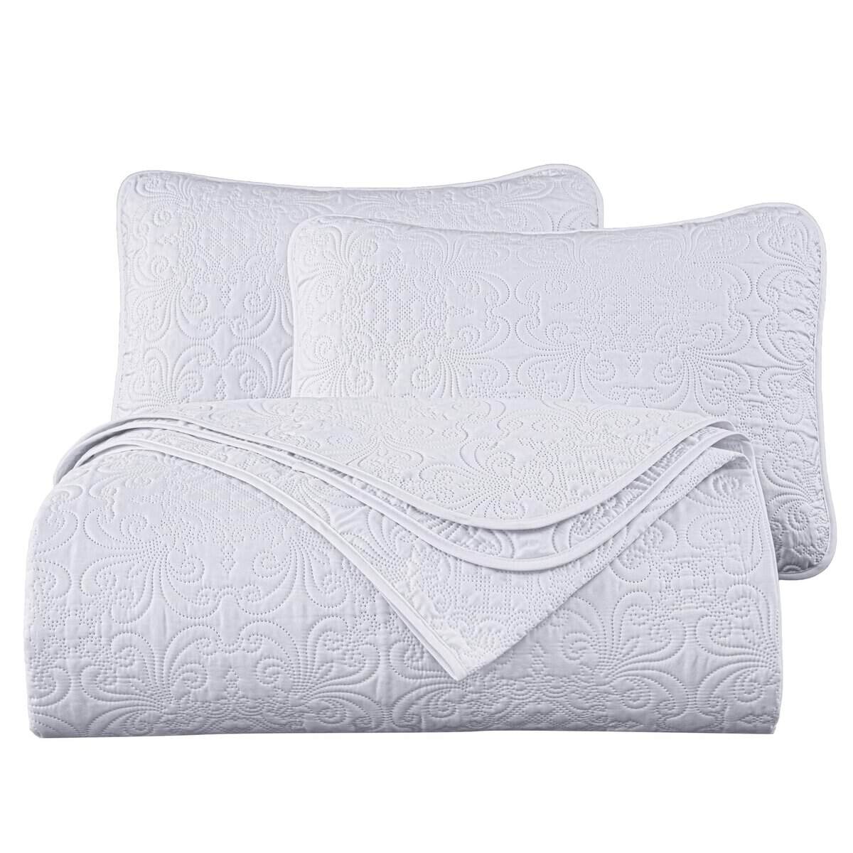 Chezmoi Collection Luca Juego de Colcha de 3 Piezas, Tamaño - Imagen 10