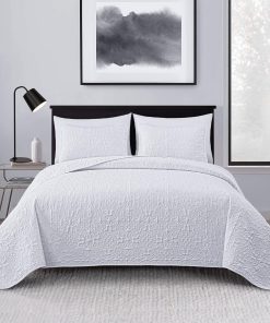 Chezmoi Collection Luca Juego de Colcha de 3 Piezas, Tamaño