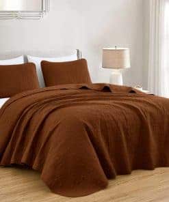 Juego de Colcha Sobredimensionada de 3 Piezas Chezmoi