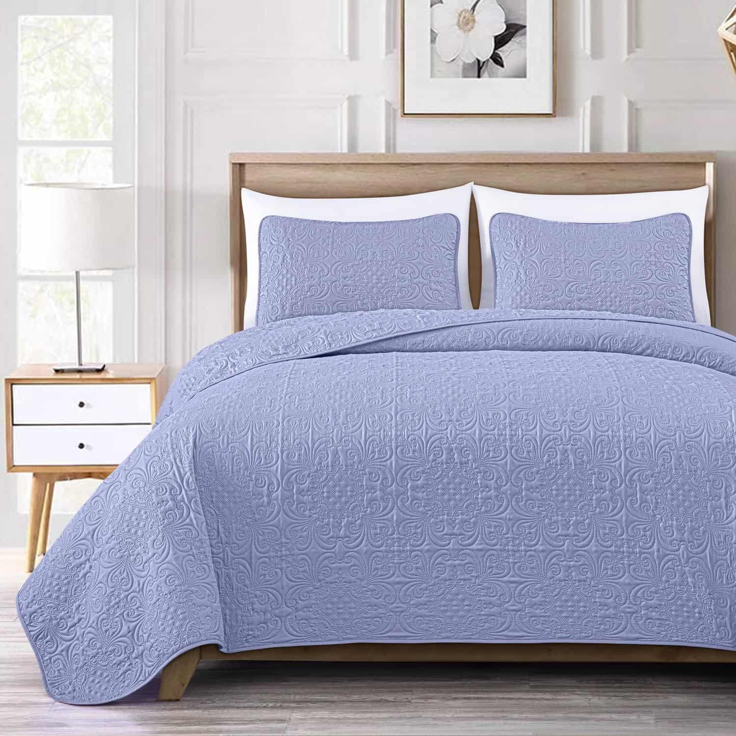 Set de Colcha Chezmoi Collection Luca de 3 Piezas, Tamaño