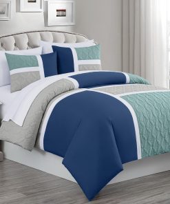 Chezmoi Collection Bernard 7-Piece Juego de Cama en una