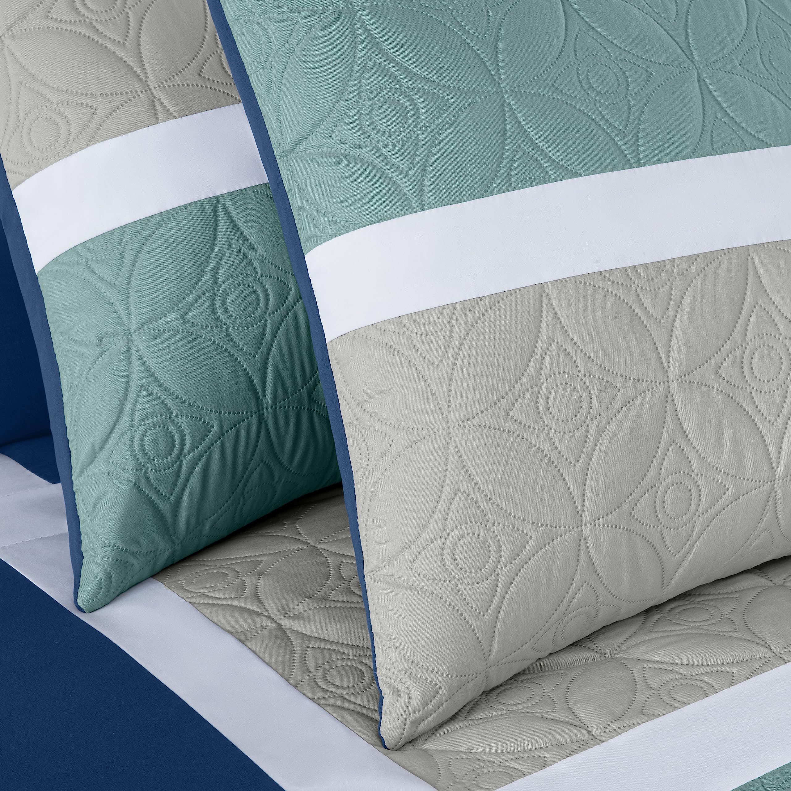 Chezmoi Collection Bernard 7-Piece Juego de Cama en una - Imagen 8