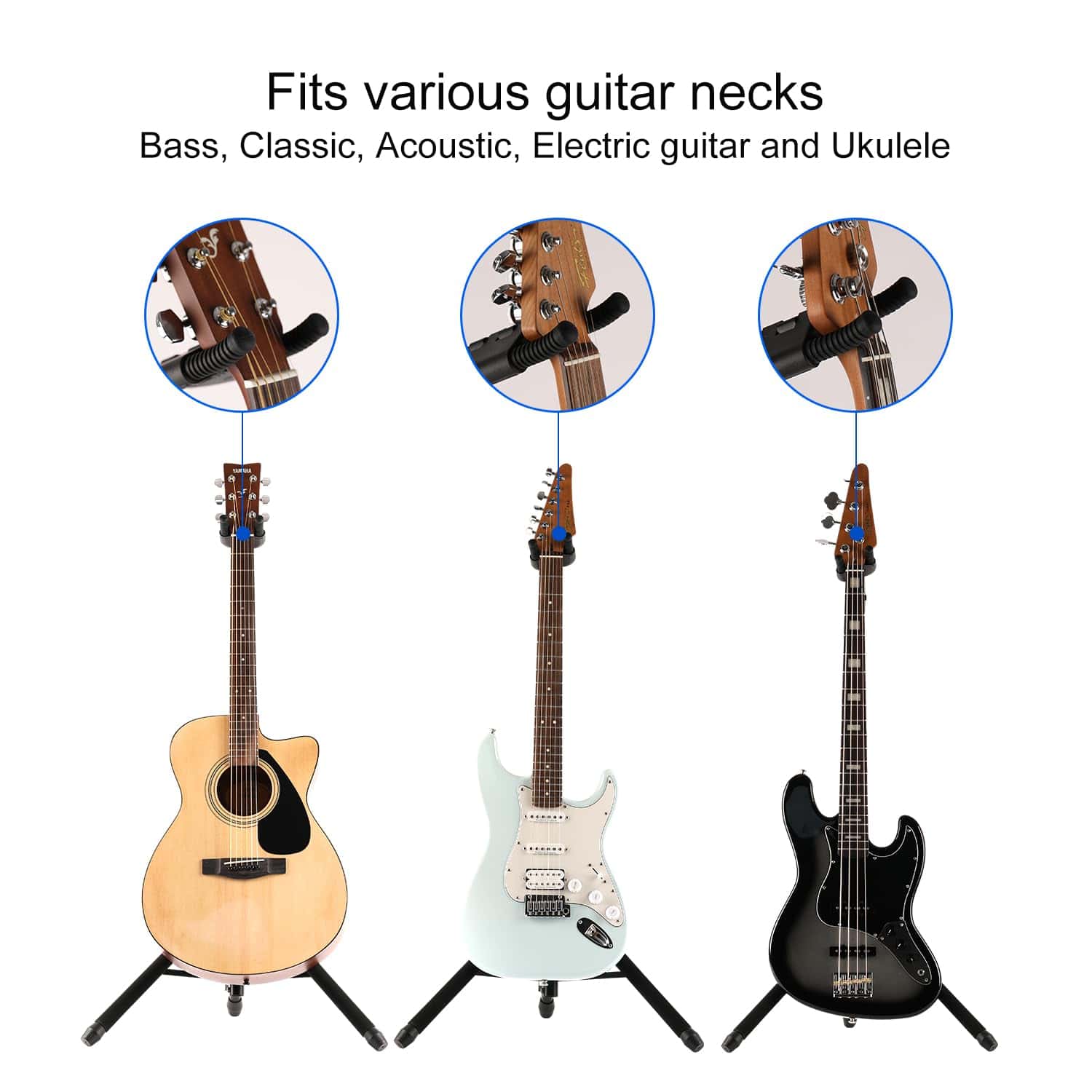 Soporte Multi-holder para Guitarra GHOSTFIRE Plegable - Imagen 5