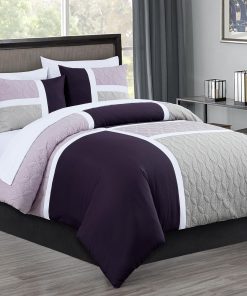 Chezmoi Collection Bernard 7-Piece Conjunto de Ropa de Cama