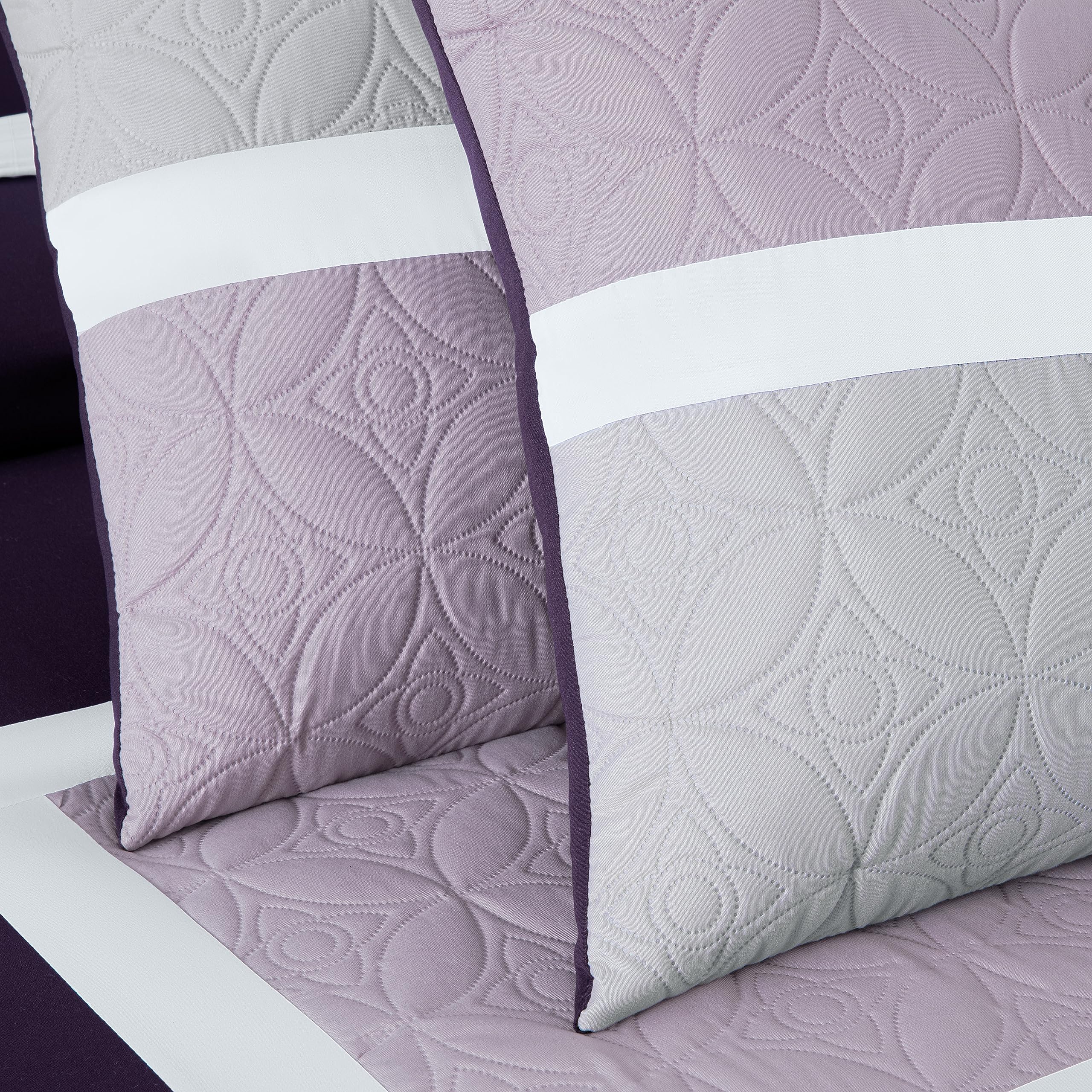 Chezmoi Collection Bernard 7-Pieza Juego de Cama King en - Imagen 8