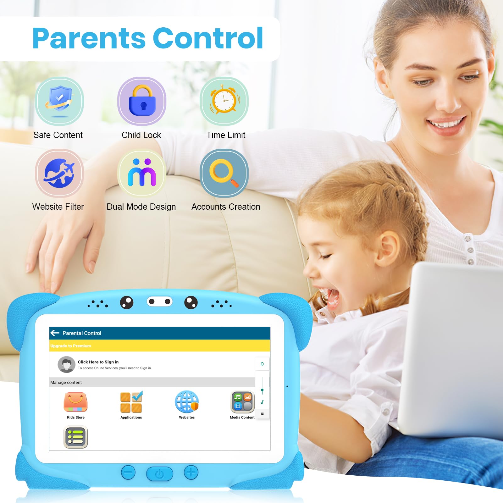 Tableta para Niños de 7 Pulgadas Tablet para Niños, 32GB - Imagen 3