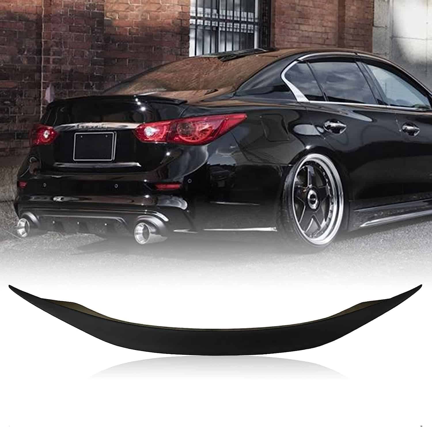 Ala trasera RockyParts compatible con Infiniti Q50