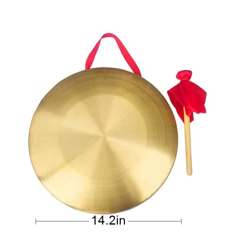 Gong chino, Instrumento de percusión tradicional chino para - Imagen 3