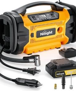 Inflador de neumáticos portátil Nilight - Batería