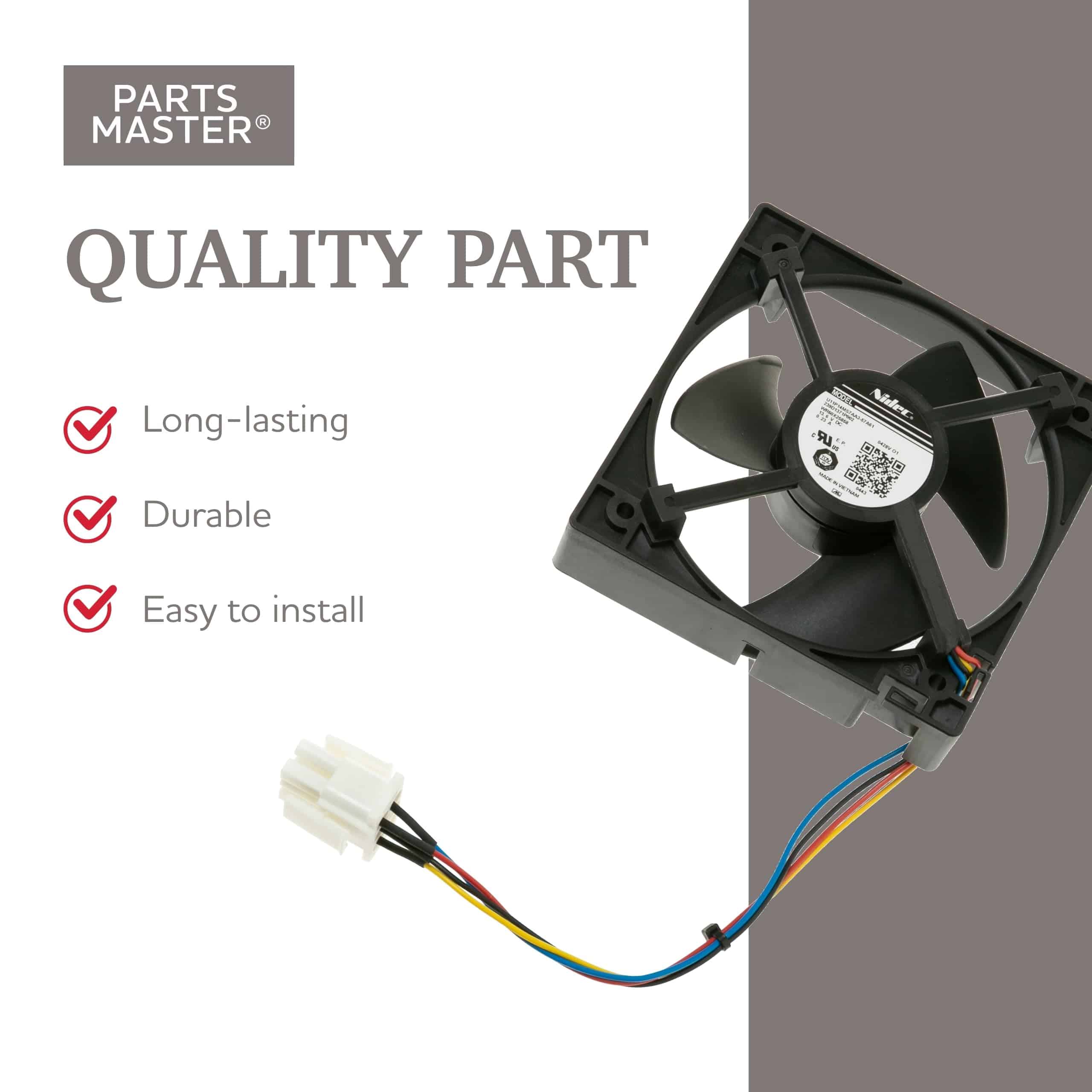 Motor del ventilador evaporador de repuesto Parts Master - Imagen 4