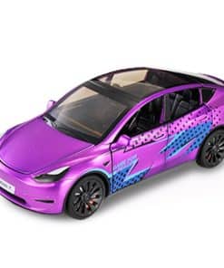 Modelo Y Modelo de Coche de Juguete de Aleación de 1/24,