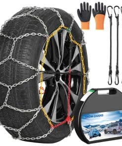 2 Paquetes Cadenas para la Nieve Antideslizantes para Auto