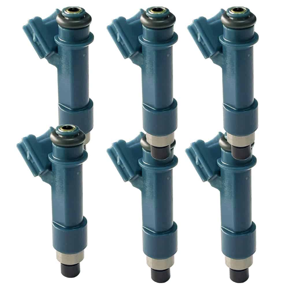Paquete de 6 Inyectores de Combustible de 12 Orificios