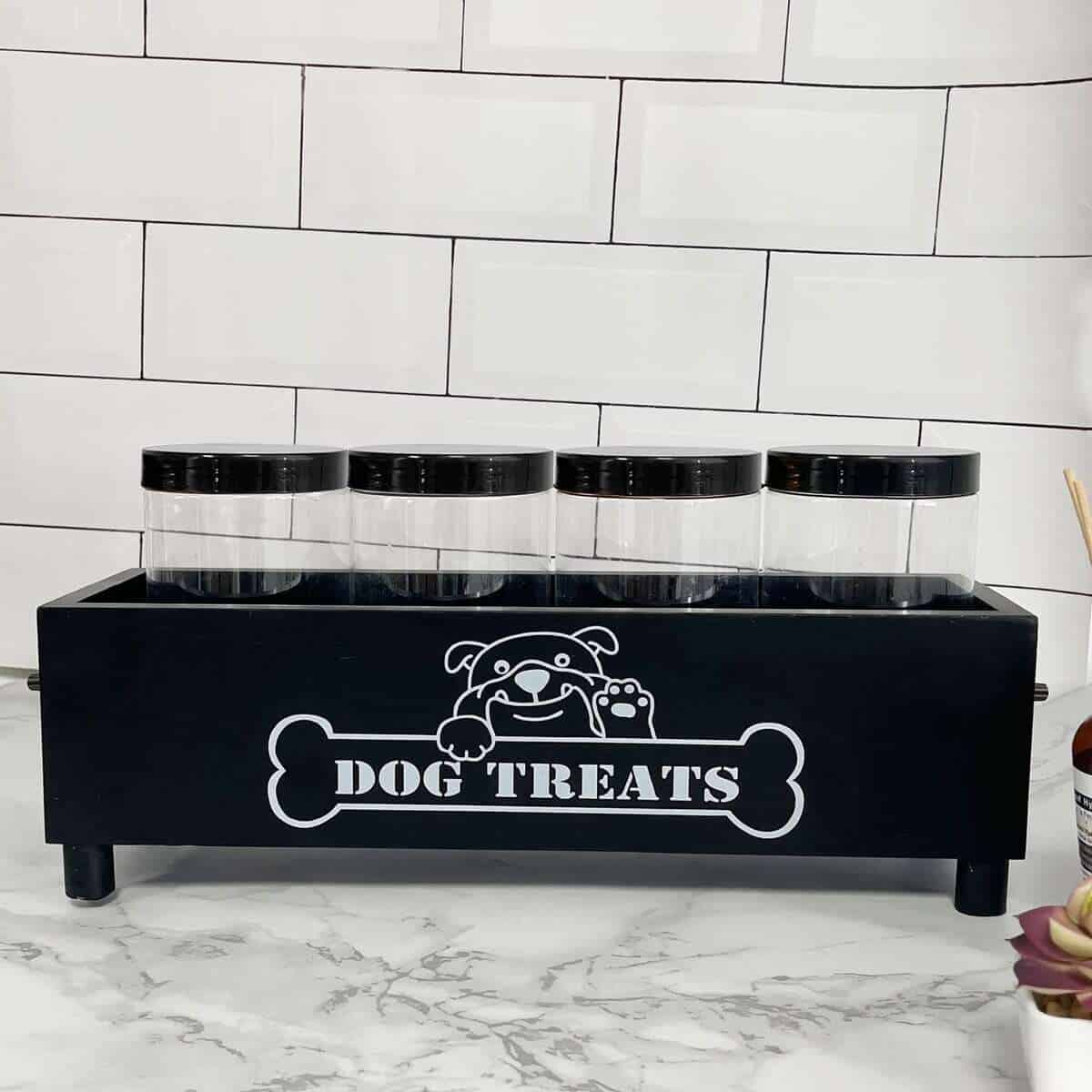 Contenedor grande de golosinas para perros Hlimior, tarro - Imagen 6